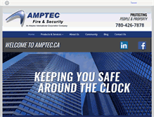 Tablet Screenshot of amptec.ca