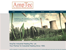 Tablet Screenshot of amptec.com.sg